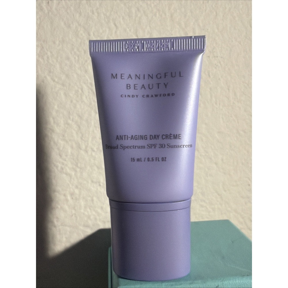 Meaningful Beauty Anti-Aging Day Creme Brd Spectrum SPF 30 Sunscreen 0.5oz Seald